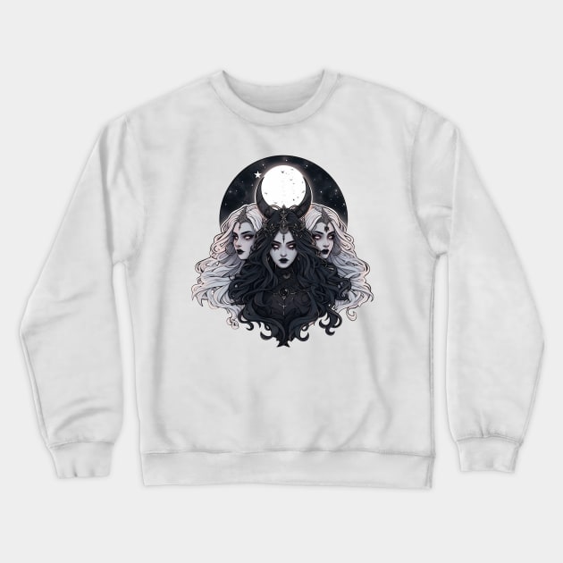 Moon Coven Crewneck Sweatshirt by DarkSideRunners